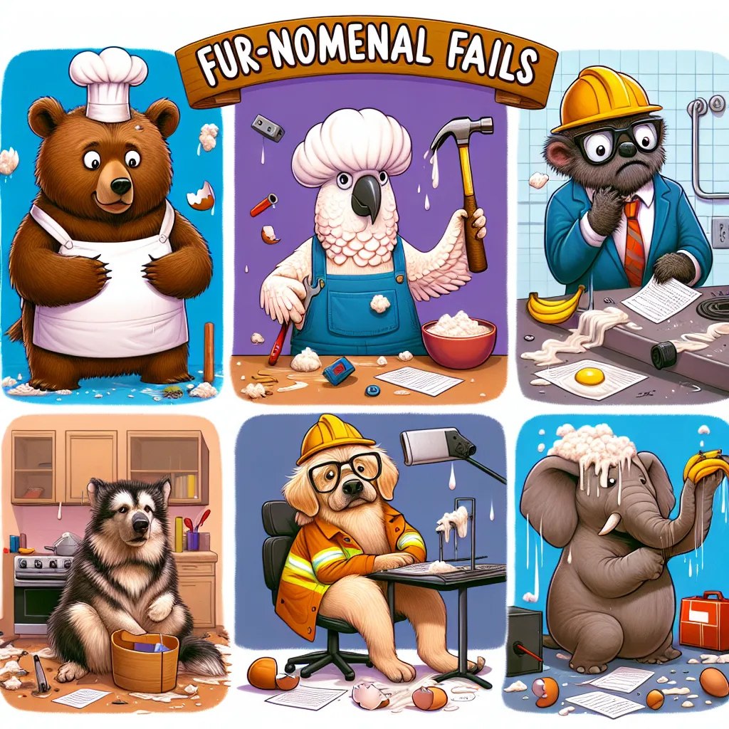 Fur-nomenal Fails: 5 Times Animals Hilariously Botched Jobs Meant for Humans!
