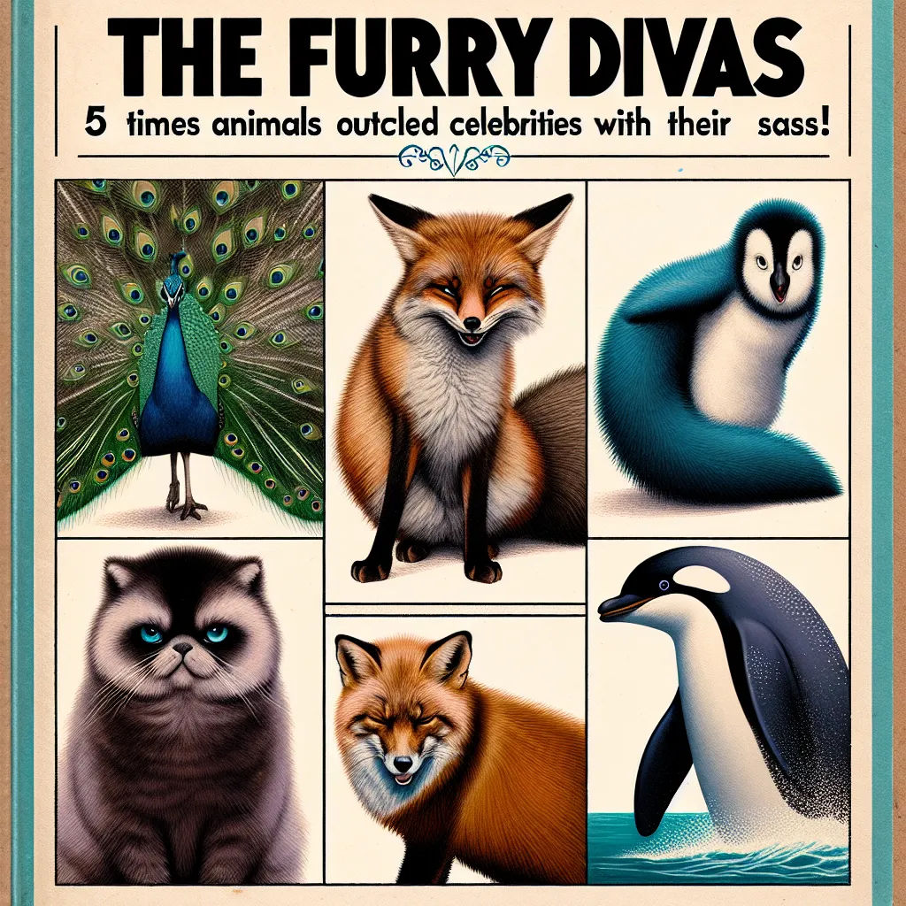 The Furry Divas: 5 Times Animals Outclassed Celebrities with Their Sass!