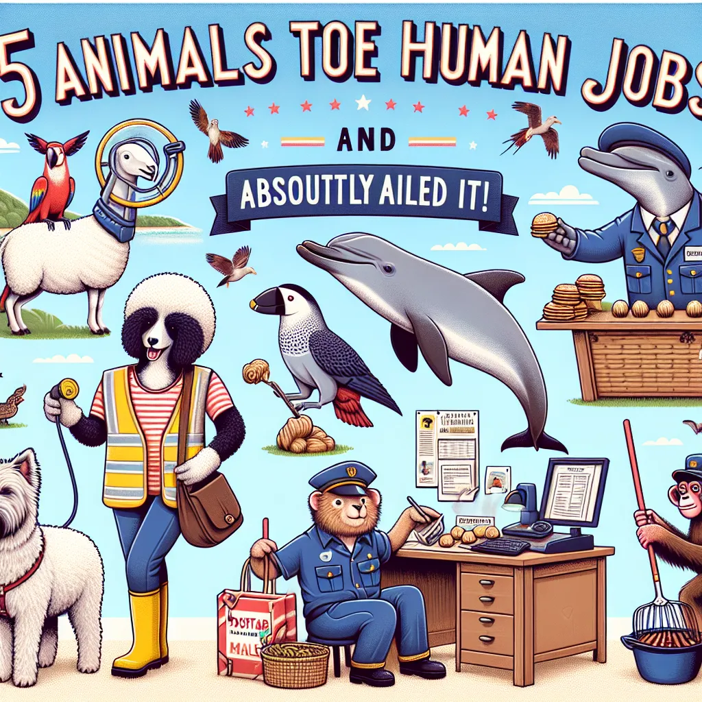 5 Times Animals Took on Human Jobs and Absolutely Nailed It!