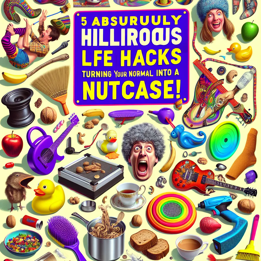 5 Absurdly Hilarious Life Hacks: Turning Your Normal into a Nutcase!