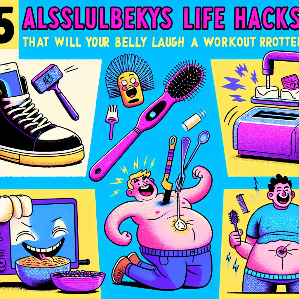 5 Absolutely Bonkers Life Hacks That Will Make Your Belly Laugh a Workout Routine!
