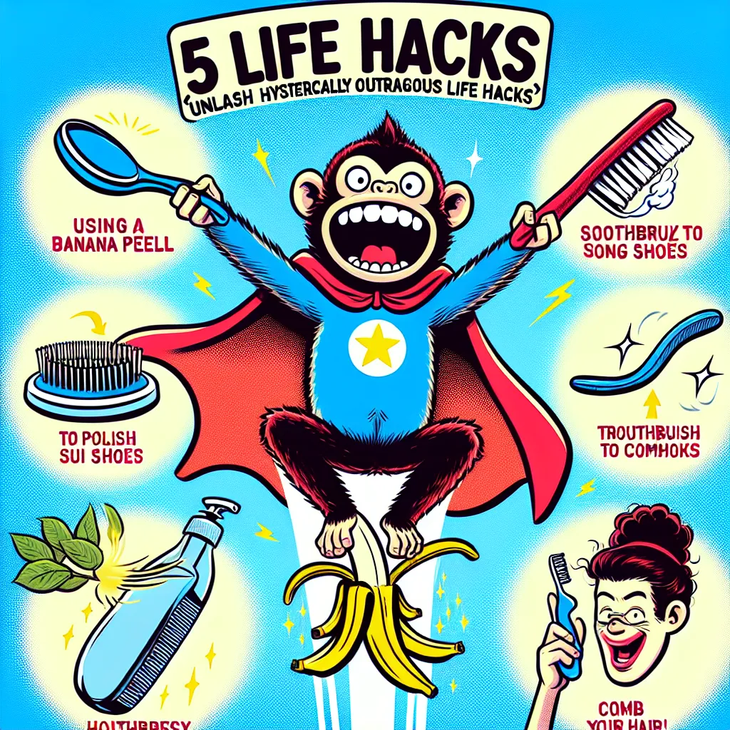 5 Hysterically Outrageous Life Hacks: Unleashing Your Inner Flying Monkee!