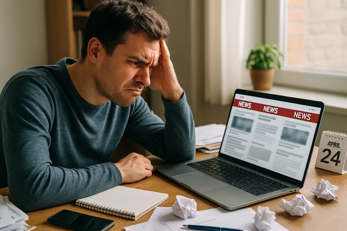 I don’t see the REAL news headlines from today in your message yet.