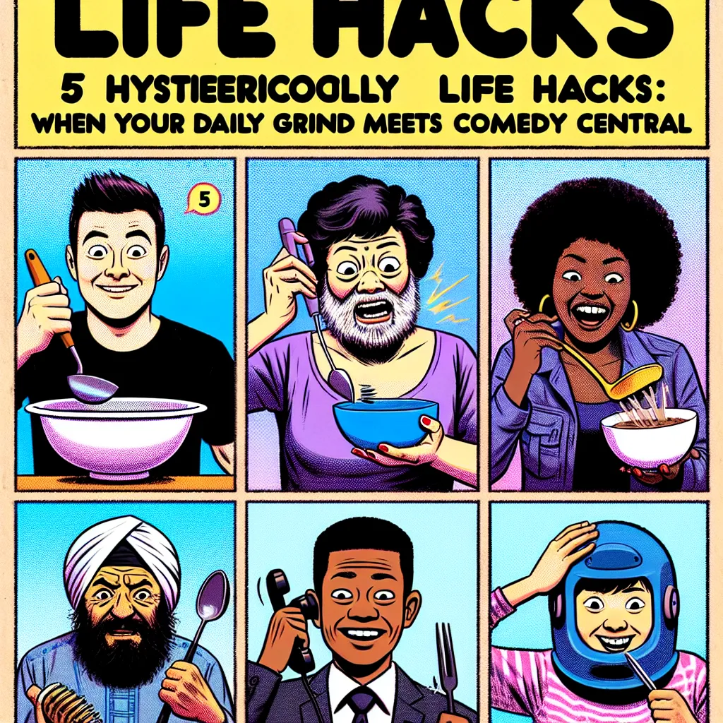 5 Hysterically Ingenious Life Hacks: When Your Daily Grind Meets Comedy Central