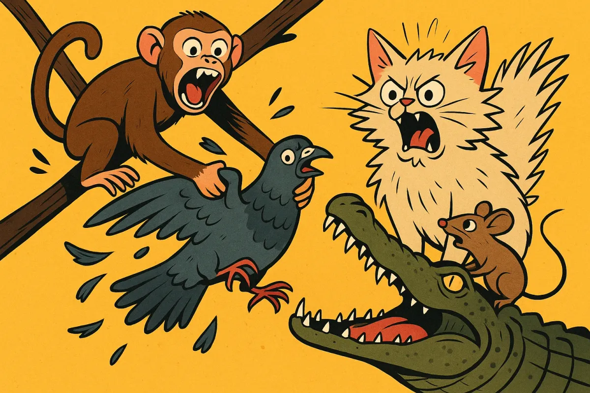 Nobody Is Prepared For How Chaotic Animals Actually Are And I Have Receipts