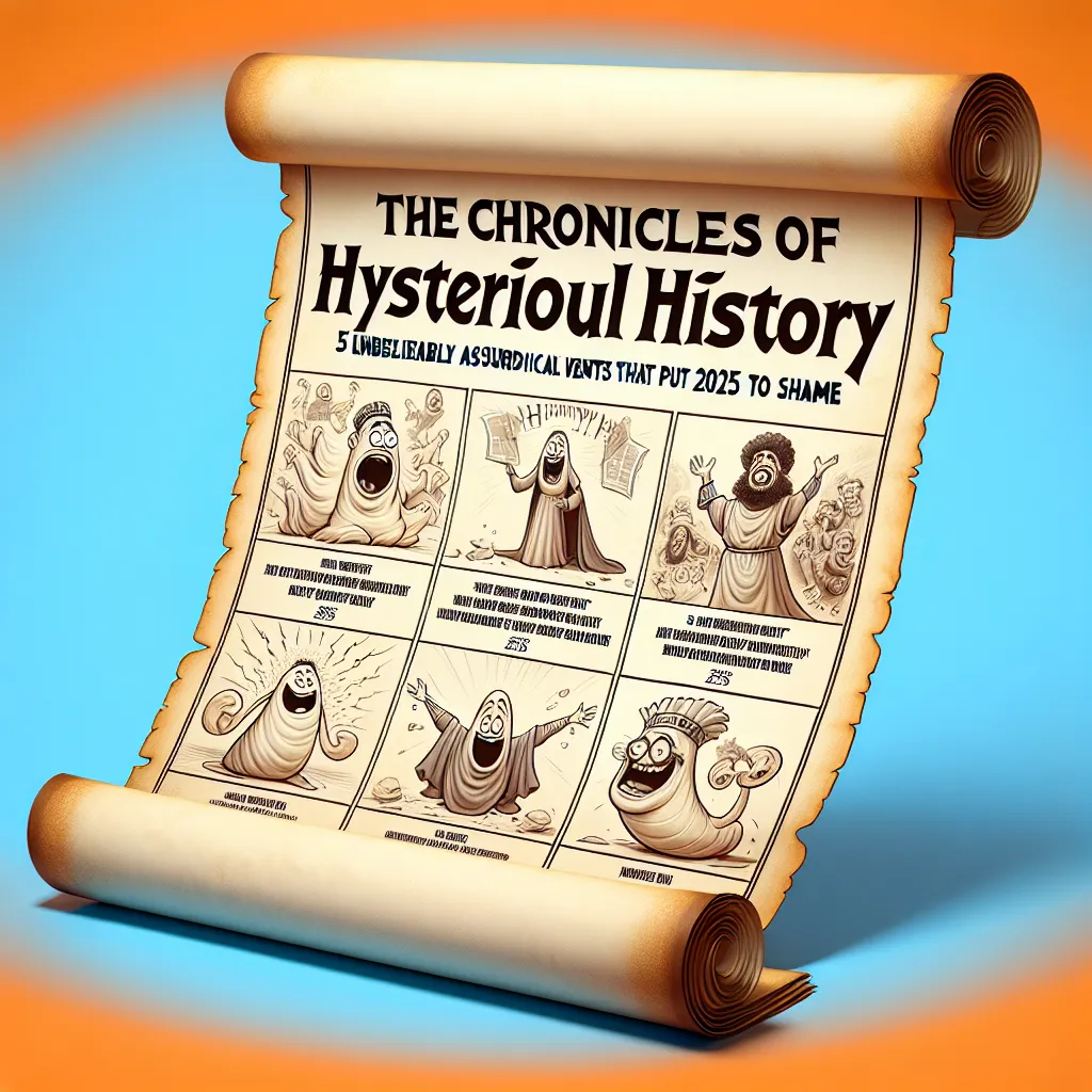 The Chronicles of Hysterical History: 5 Unbelievably Absurd Historical Events That Put 2025 to Shame