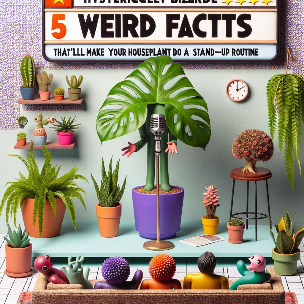5 Hysterically Bizarre Facts That'll Make Your Houseplant Do a Stand-Up Routine