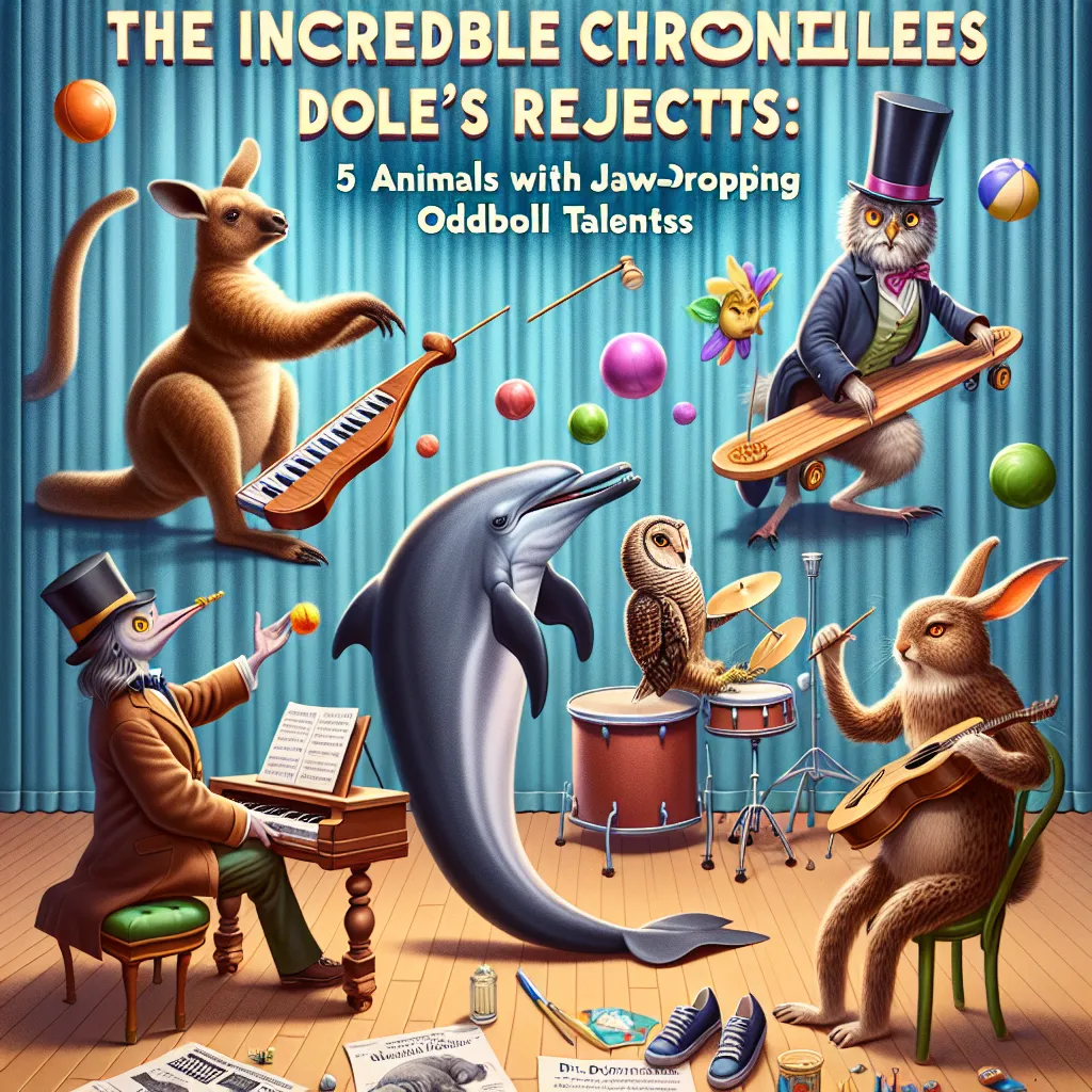 The Incredible Chronicles of Dr. Dolittle's Rejects: 5 Animals with Jaw-Dropping Oddball Talents