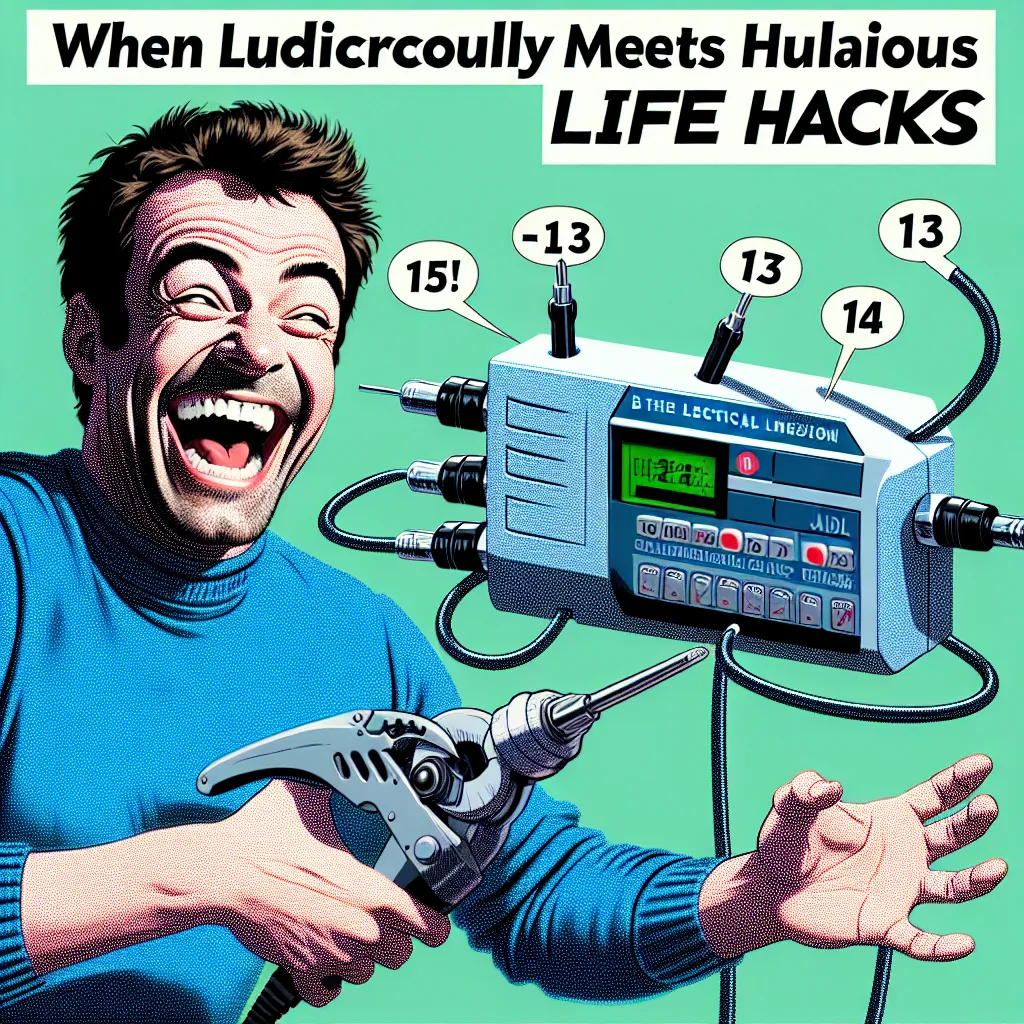 5 Ludicrously Hilarious Life Hacks: When MacGyver Meets a Comedian in a Parallel Universe!