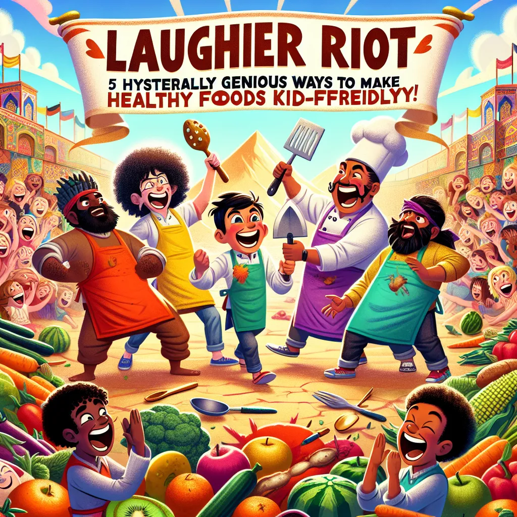 Embark on a Laughter Riot: 5 Hysterically Genius Ways to Make Healthy Foods Kid-Friendly!