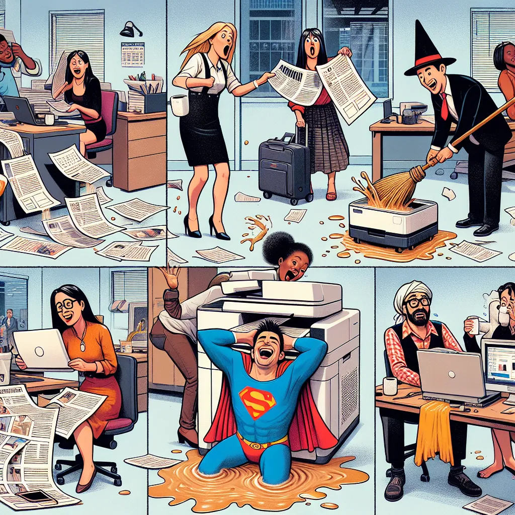 The Chronicles of Absurd Office Antics: 5 Hilarious Workplace Mishaps That'll Have You Cackling!