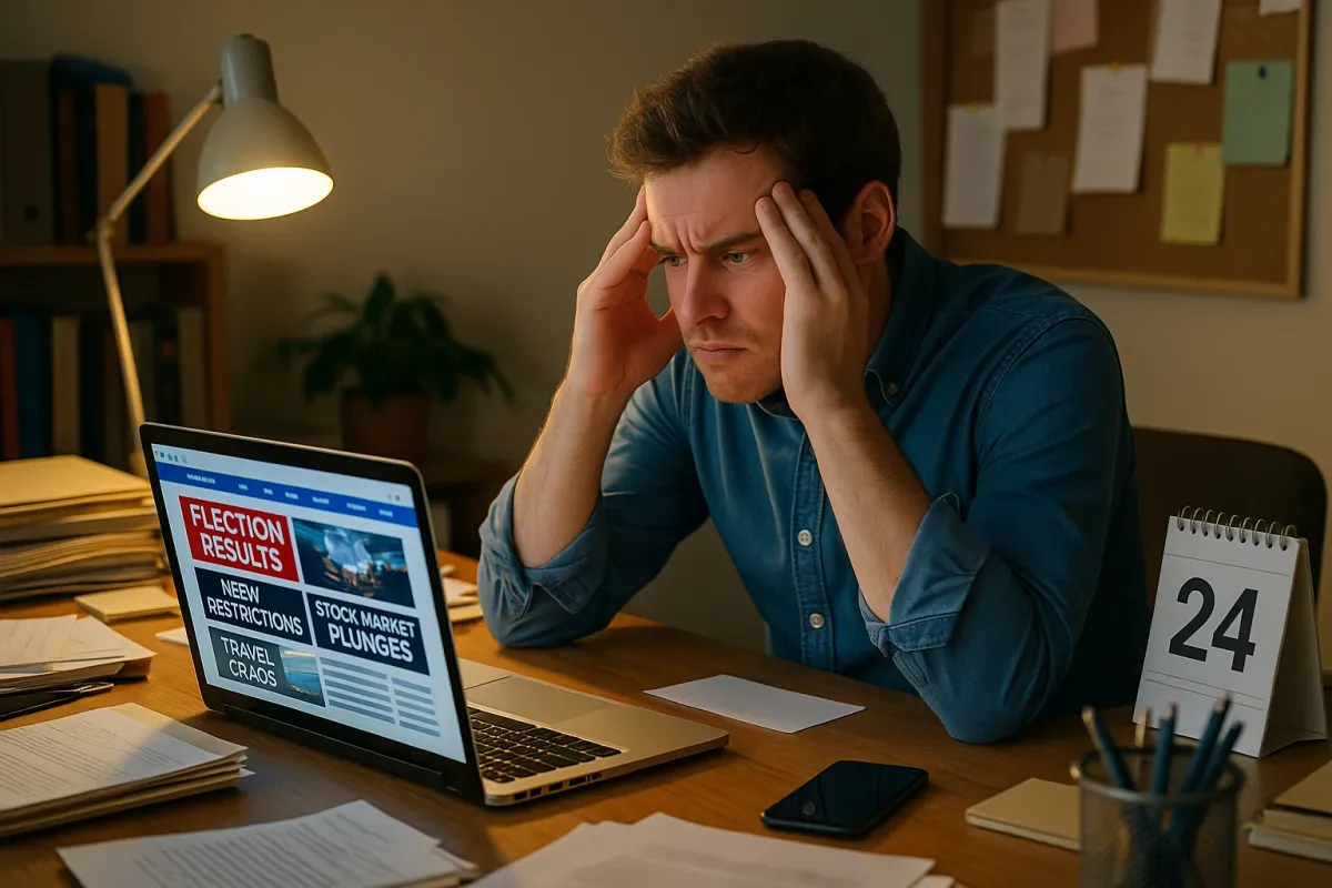 I don’t see the REAL news headlines from today in your message yet.