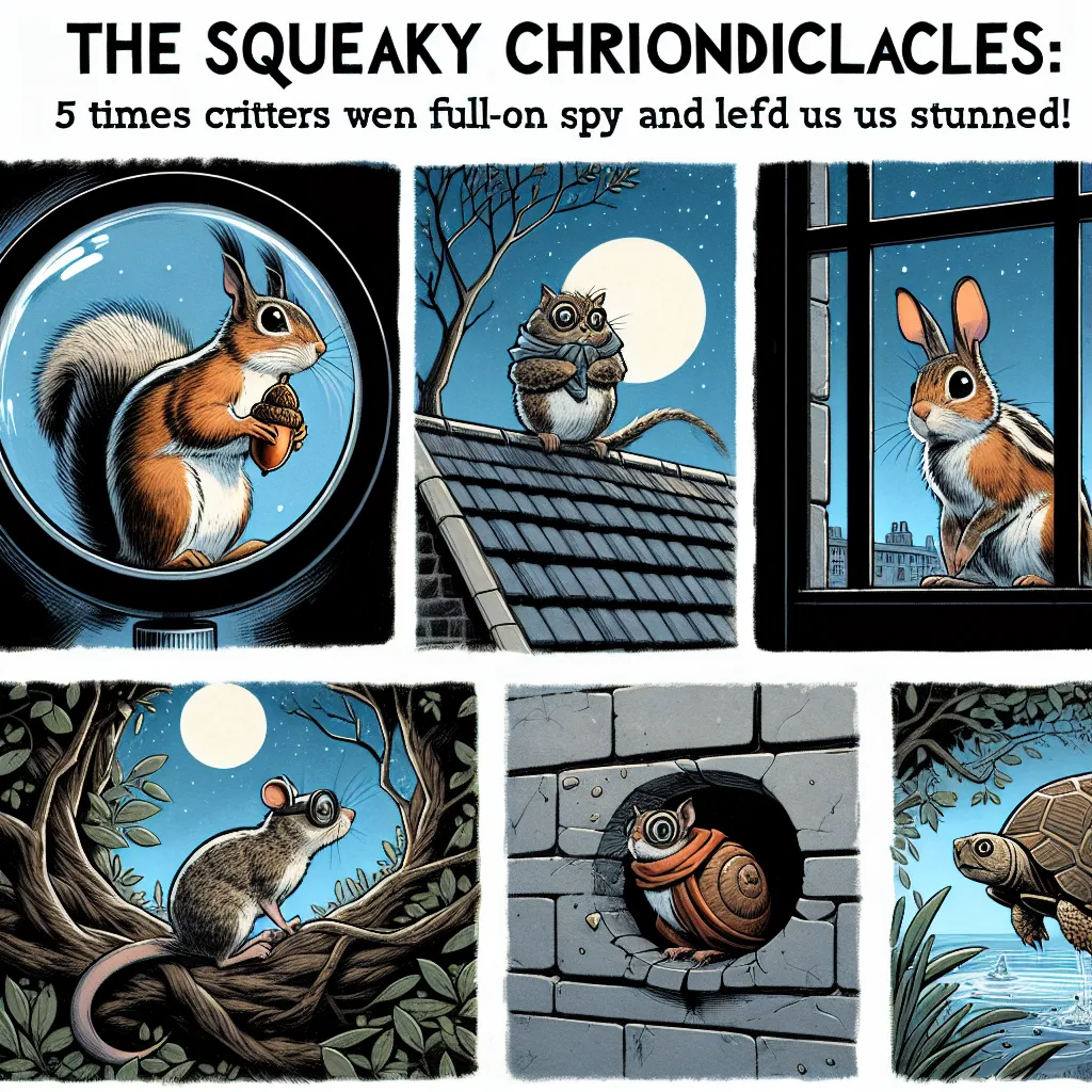 The Squeaky Chronicles: 5 Times Critters Went Full-On Spy And Left Us Stunned!