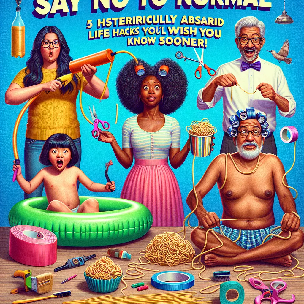 Say No to Normal: 5 Hysterically Absurd Life Hacks You'll Wish You Knew Sooner!