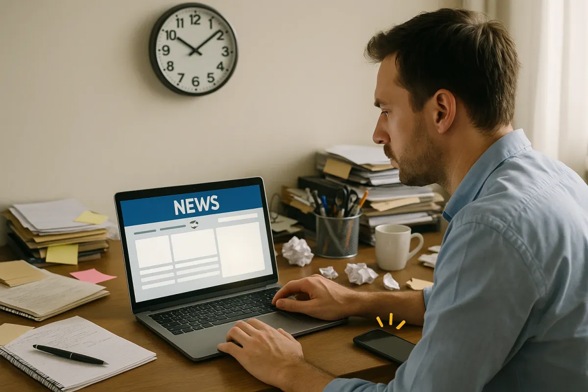 I don’t see today’s real news headlines from you yet.