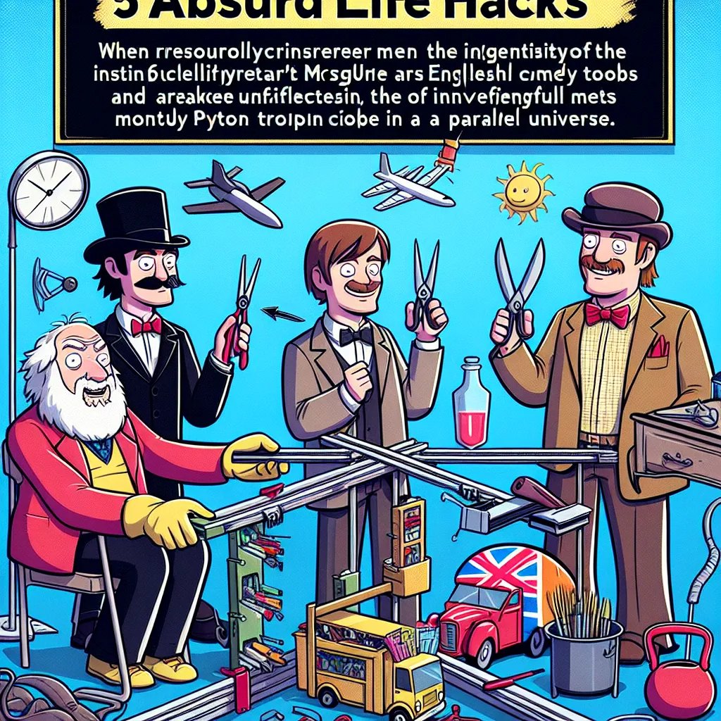 5 Absurd Life Hacks: When MacGyver Meets Monty Python in a Parallel Universe