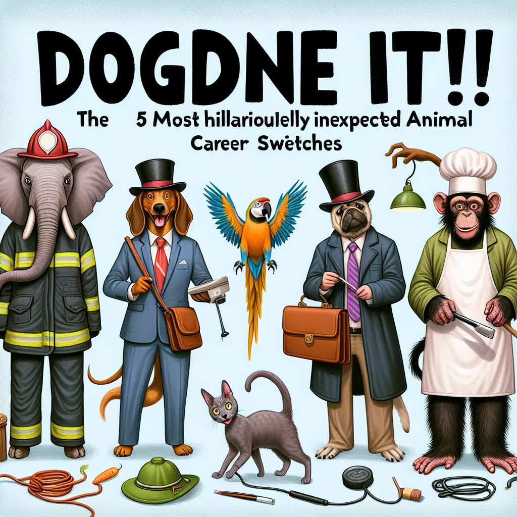 Doggone It! The 5 Most Hilariously Unexpected Animal Career Switches