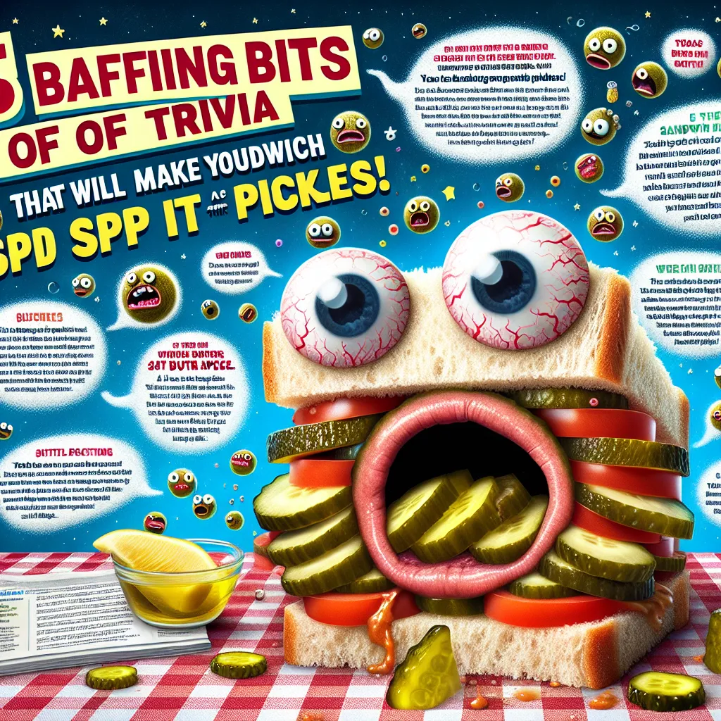 5 Baffling Bits of Trivia That Will Make Your Sandwich Spit Out Its Pickles!