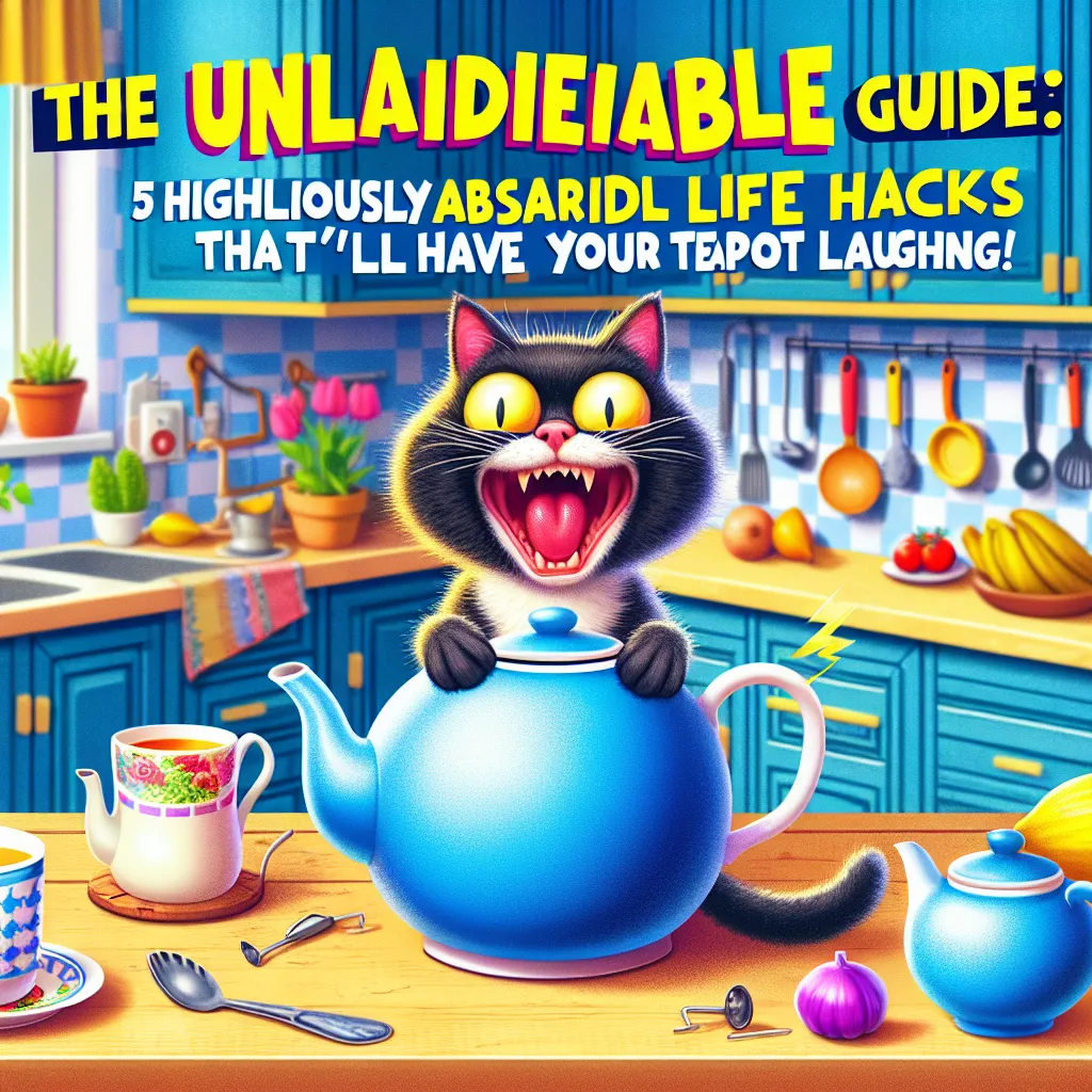 The Unbelievable Guide: 5 Hilariously Absurd Life Hacks That'll Have Your Teapot Laughing!