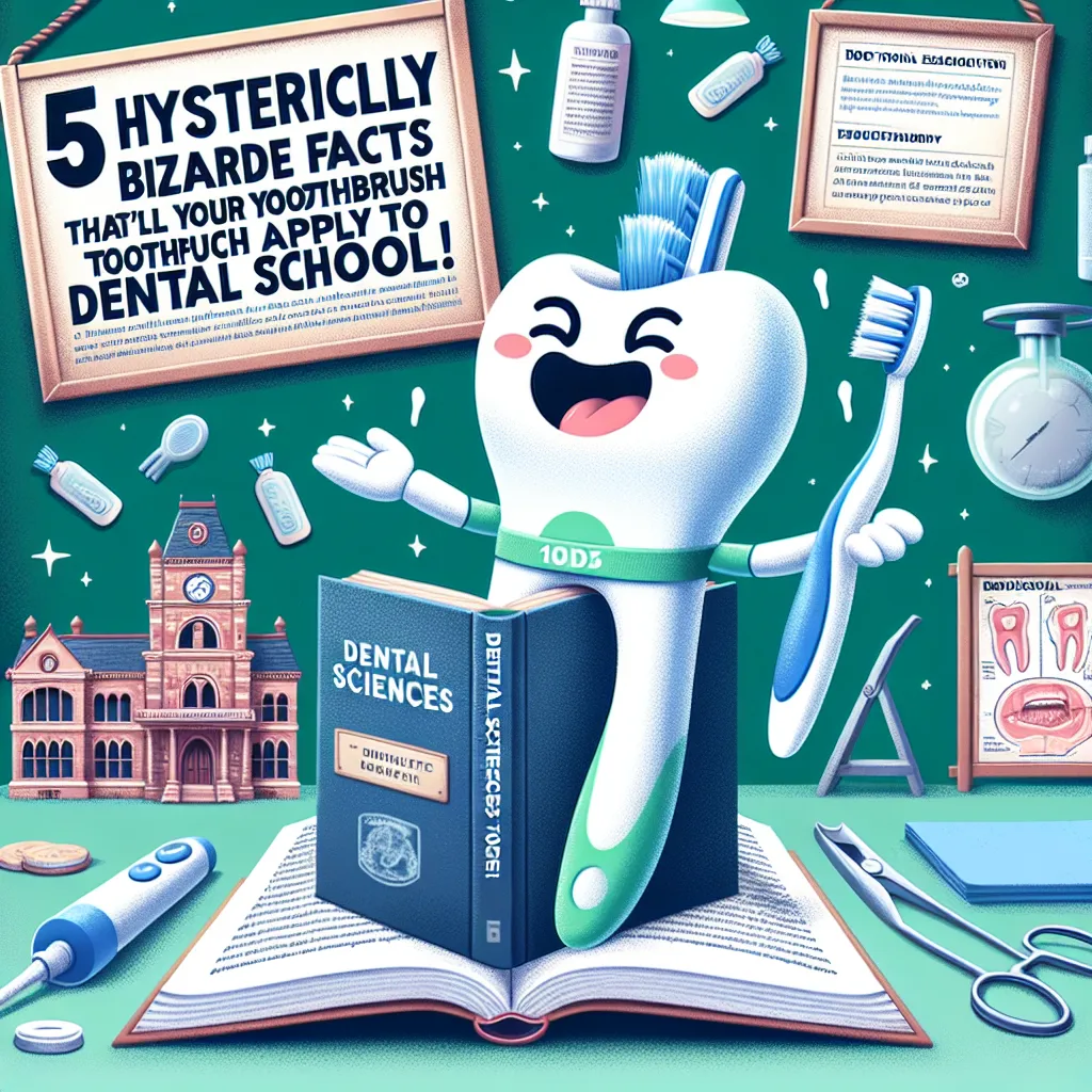 5 Hysterically Bizarre Facts That'll Make Your Toothbrush Apply to Dental School!