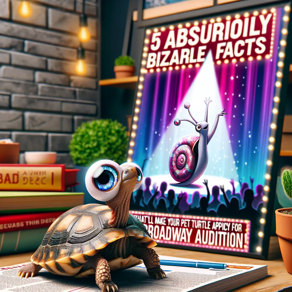 5 Absurdly Bizarre Facts That'll Make Your Pet Turtle Apply for a Broadway Audition!