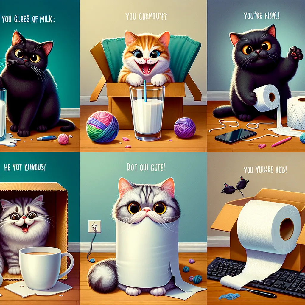 The Chronicles of Cheeky Cats: 5 Hilariously Purr-fect Feline Moments That Will Leave You Smitten!