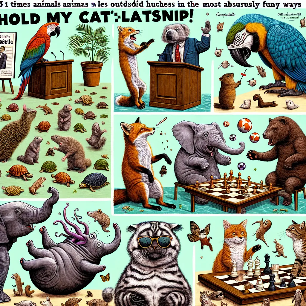 Hold My Catnip!" - 5 Times Animals Outdid Humans in the Most Absurdly Funny Ways