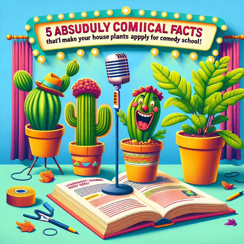 5 Absurdly Comical Facts That'll Make Your Houseplants Apply For Comedy School!
