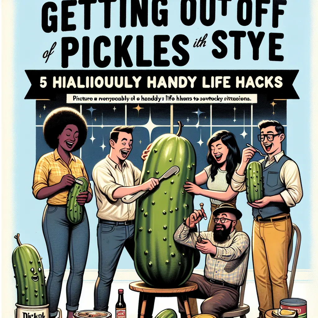 Getting Out of Pickles with Style: 5 Hilariously Handy Life Hacks