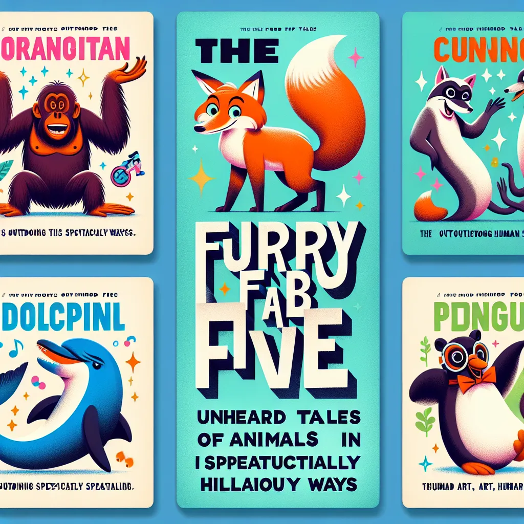 The Furry Fab Five: Unheard Tales of Animals Outdoing Humans in Spectacularly Hilarious Ways