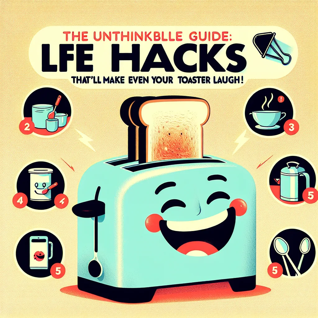 The Unthinkable Guide: 5 Hilarious Life Hacks That'll Make Even Your Toaster Laugh