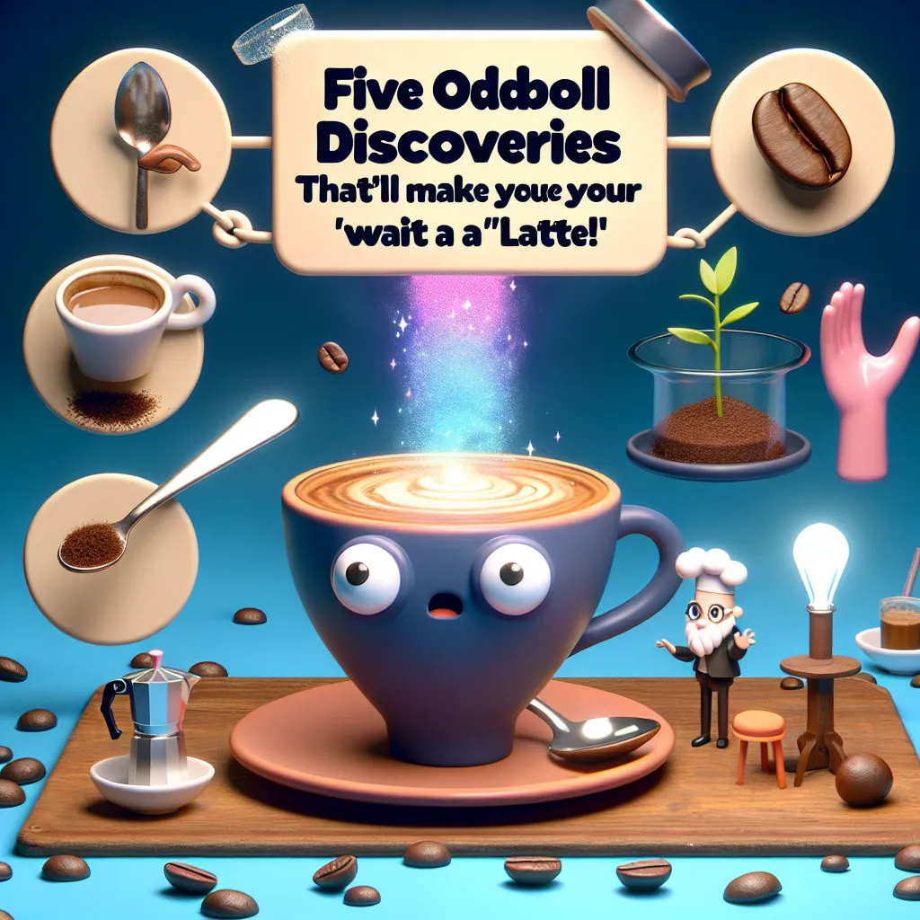 Five Oddball Discoveries That'll Make Your Coffee Cup Say 'Wait a Latte!'
