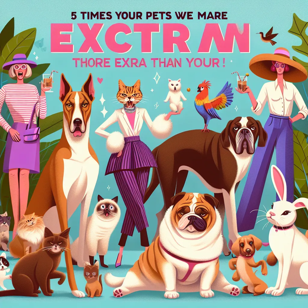 Animal Escapades: 5 Times Your Pets Were More Extra Than You!