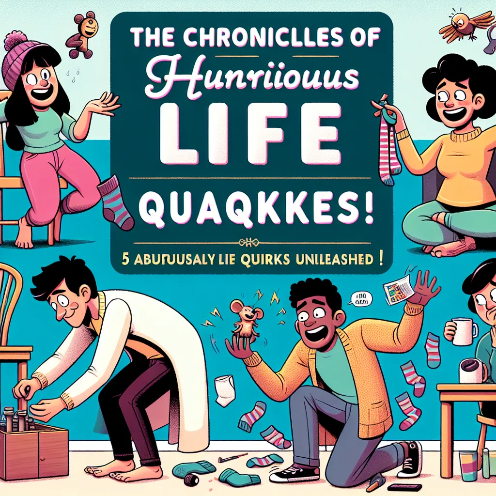 The Chronicles of Hilarious Habits: 5 Absurdly Amusing Life Quirks Unleashed!