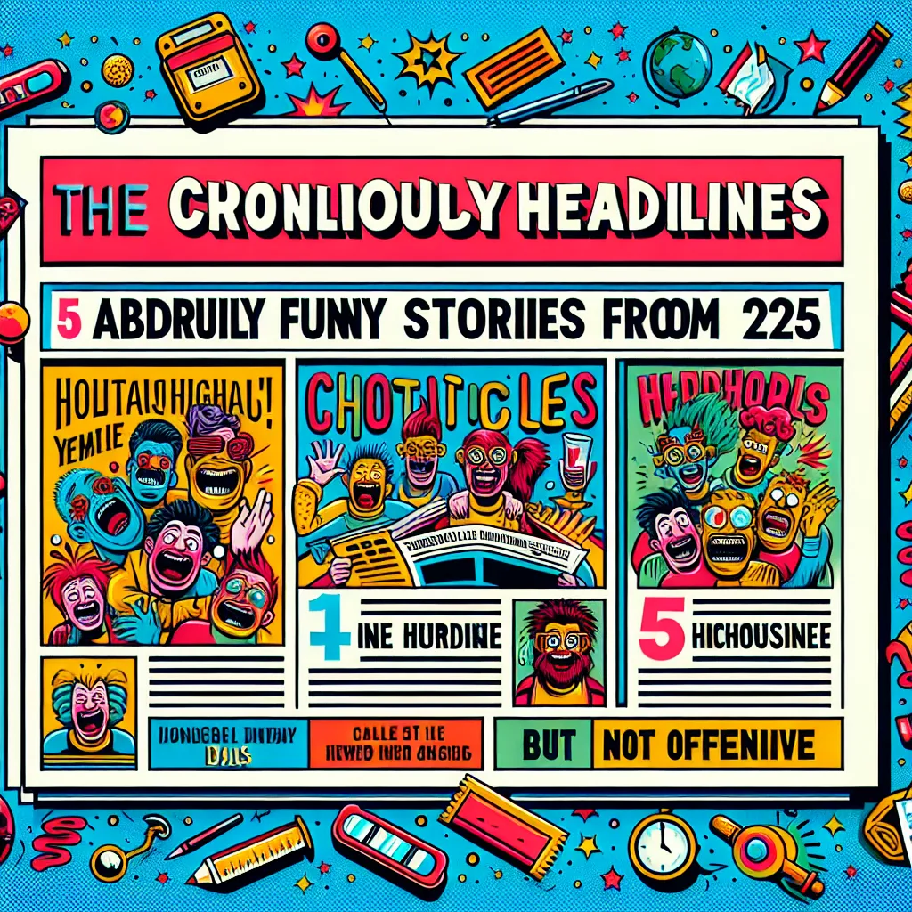The Chronicles of Hilarious Headlines: 5 Absurdly Funny News Stories from 2025 That You Won't Believe!