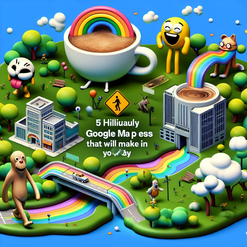 5 Hilariously Absurd Google Maps Discoveries That Will Make Your Day!