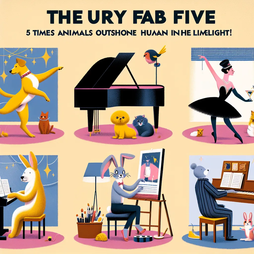 The Furry Fab Five: 5 Times Animals Outshone Humans in the Limelight!