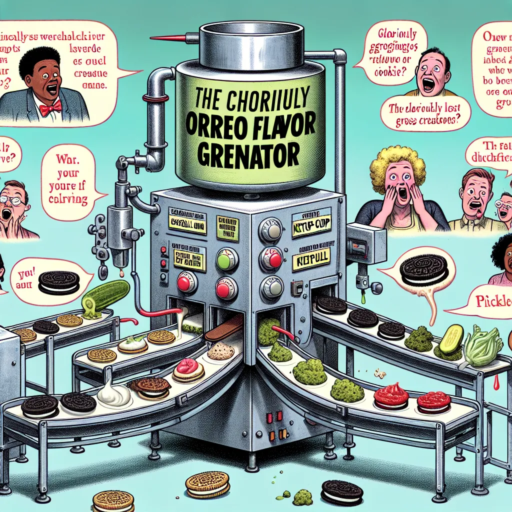 The Chronicles of Gloriously Gross Cookie Creations: Unleashing the Hilarity of the New Oreo Flavor Generator!