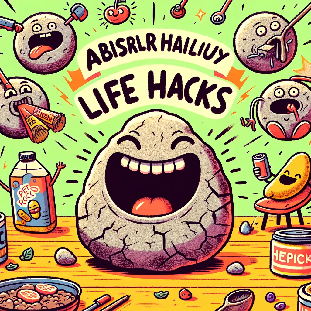 The Chuckle Guide: 5 Absurdly Hilarious Life Hacks that will Make Even Your Pet Rock Smile