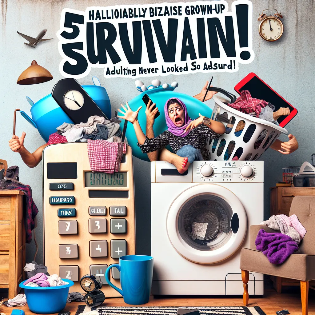 5 Hilariously Bizarre Grown-Up Survival Tips: Adulting Never Looked So Absurd!