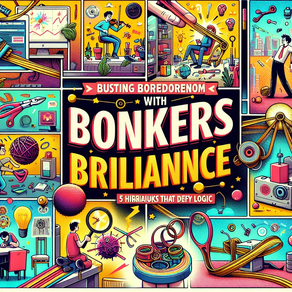 Busting Boredom with Bonkers Brilliance: 5 Hilarious Life Hacks That Defy Logic