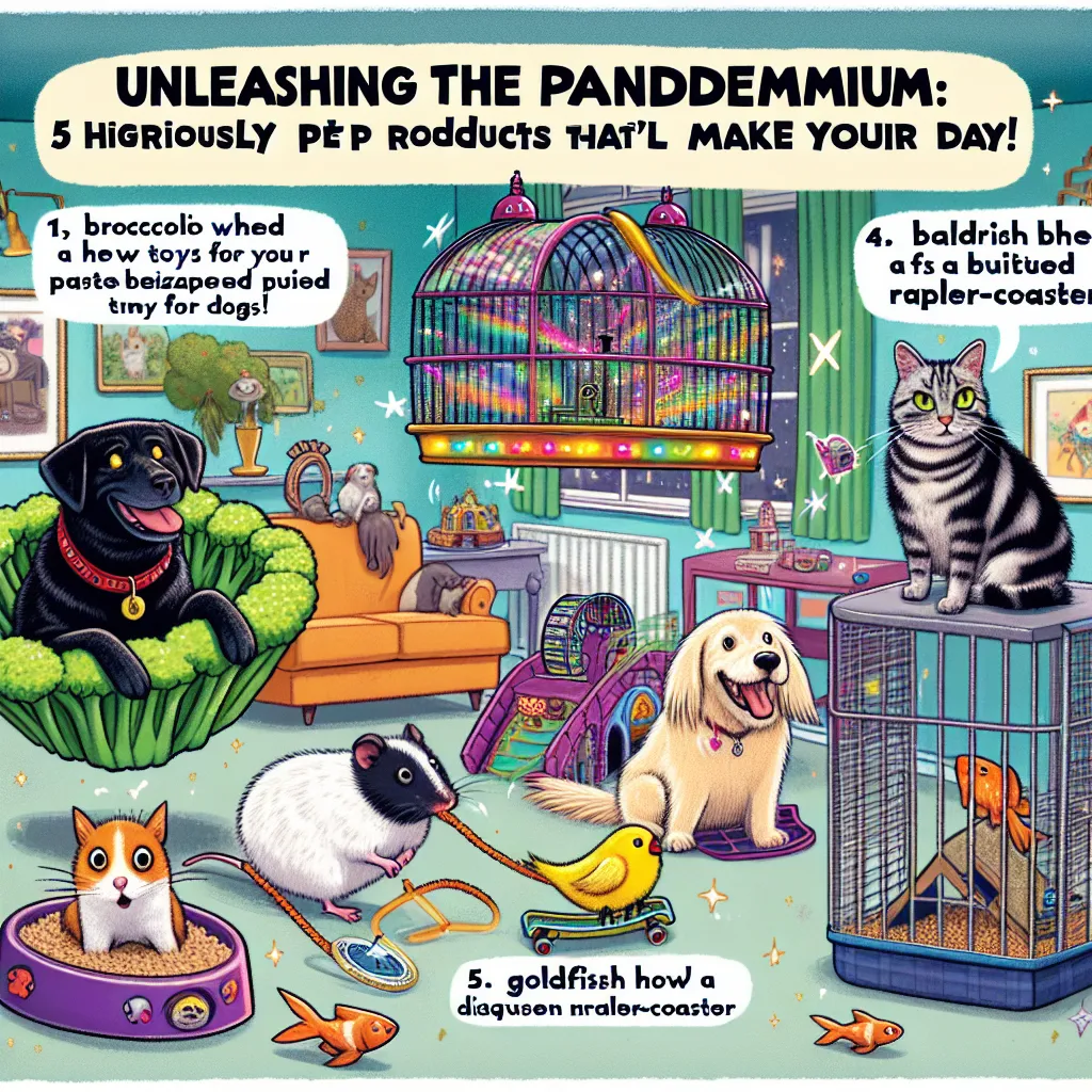 Unleashing the Pandemonium: 5 Hilariously Bizarre Pet Products That'll Make Your Day!