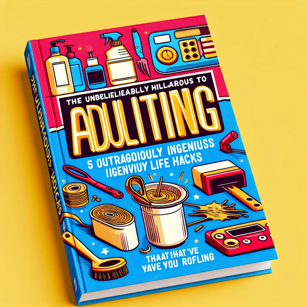 The Unbelievably Hilarious Guide to Adulting: 5 Outrageously Ingenious Life Hacks That Will Have You ROFLing