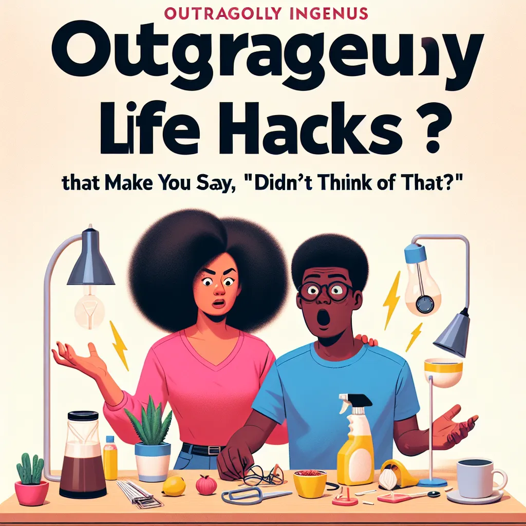 Outrageously Ingenious Life Hacks That'll Make You Say "Why Didn't I Think of That?