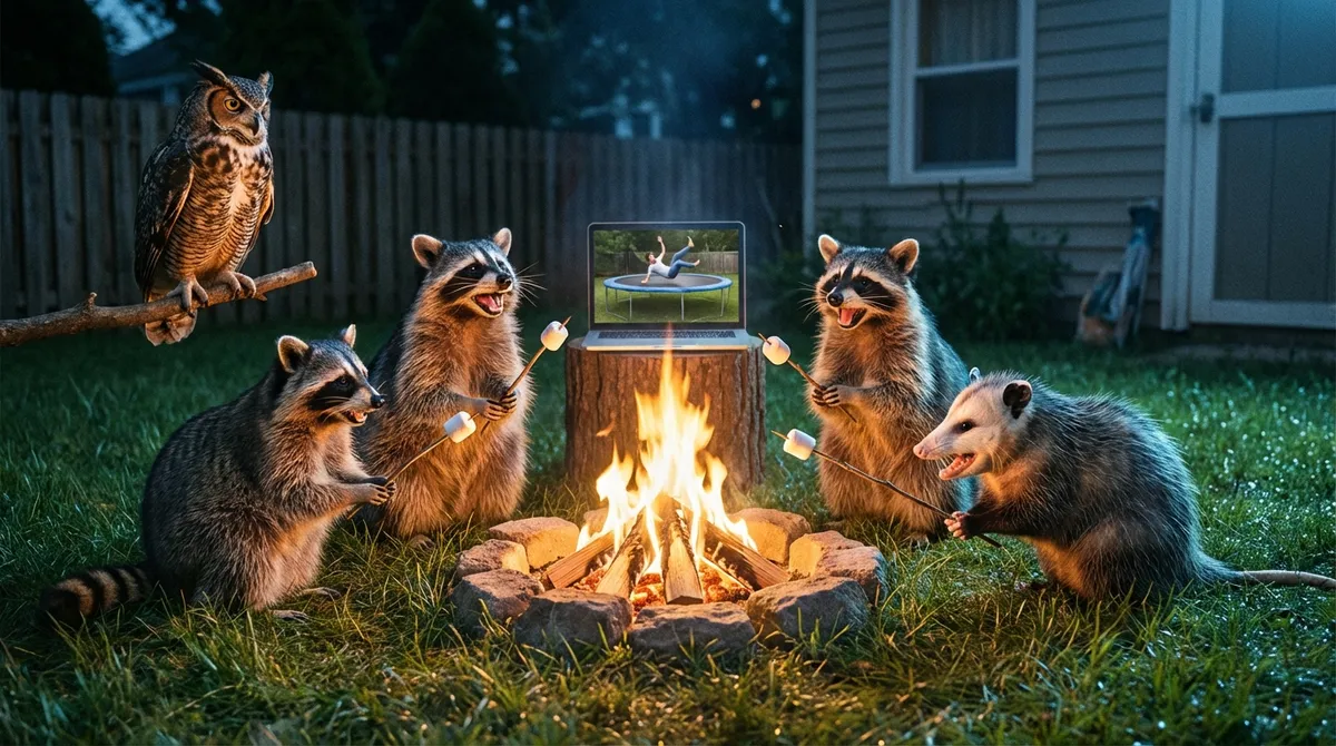 The Secret Night Lives of Animals (They’re Roasting Us, Aren’t They?)