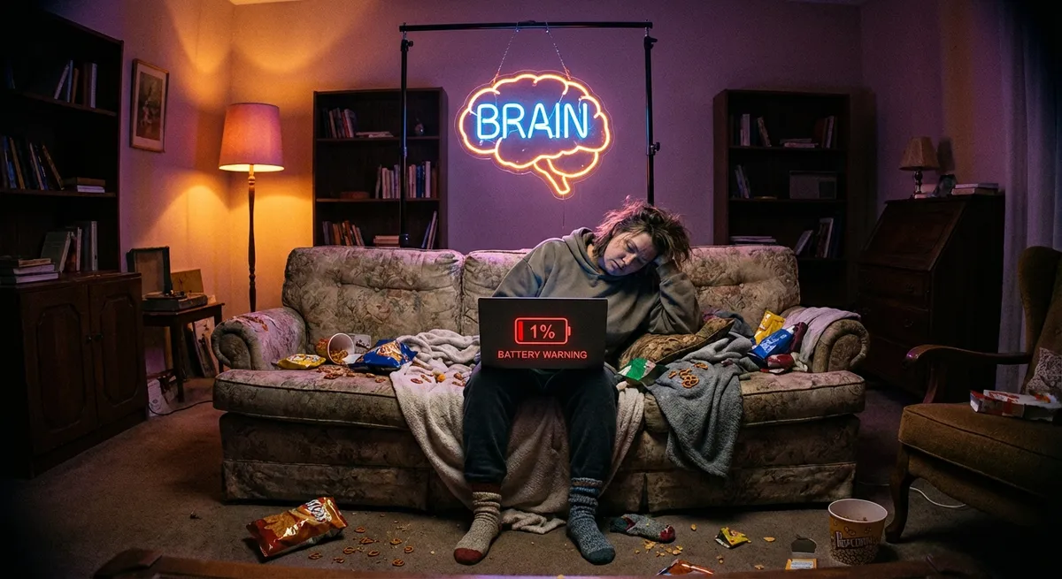 Your Brain On Low Battery Mode: Why You’re Funniest When You’re Done