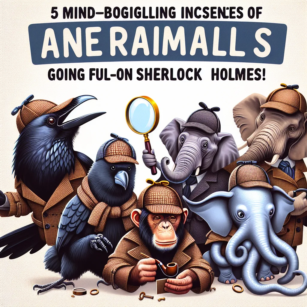 5 Mind-Boggling Instances of Animals Going Full-On Sherlock Holmes!