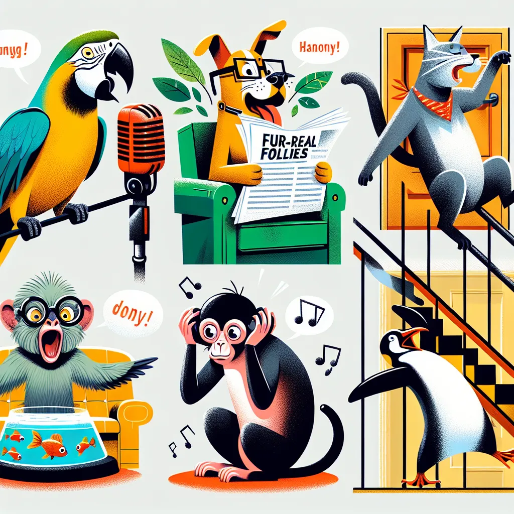 The Fur-Real Follies: 5 Times Animals Brought the House Down with Their Unmatched Quirks