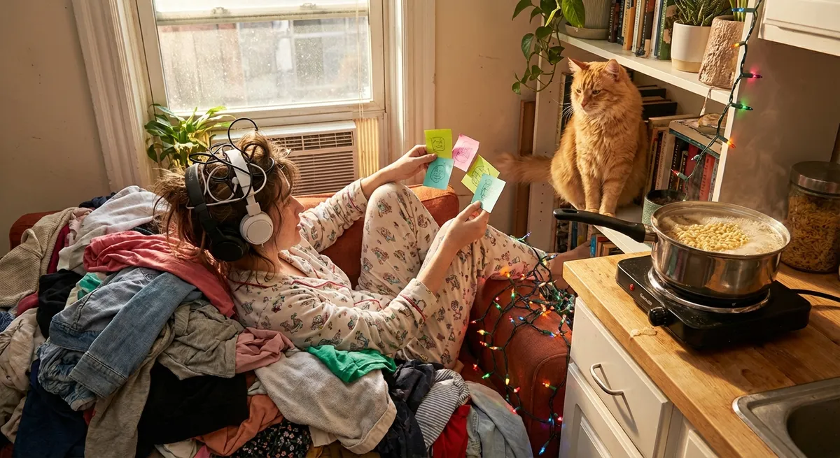 The “Bare Minimum Energy, Maximum Chaos” Guide to Daily Life