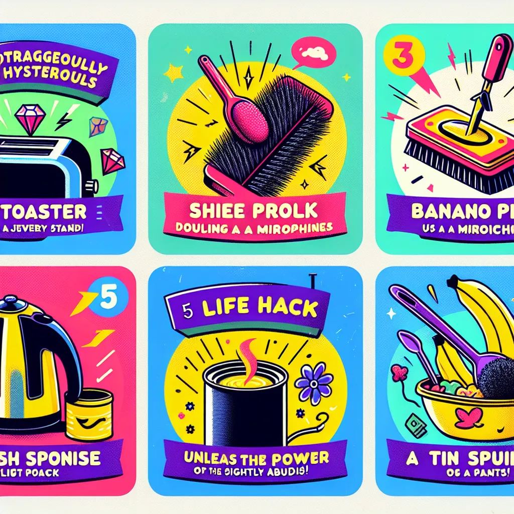 5 Outrageously Hysterical Life Hacks: Unleashing the Power of the Slightly Absurd!